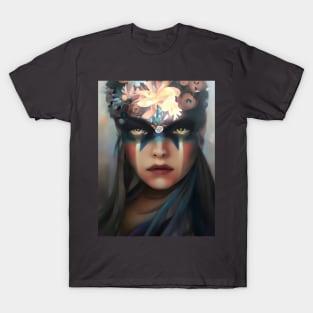 Norse Nordic Art a Pretty Girl Viking T-Shirt